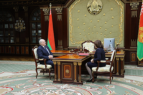Lukashenko meets with Kochanova