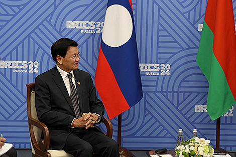 Lukashenko sends birthday wishes to Laos president, invites him to Belarus