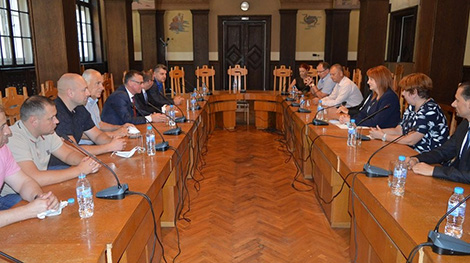 Delegation of Belarusian businessmen on visit to Bulgaria Delegation of Belarusian businessmen on visit to Bulgaria