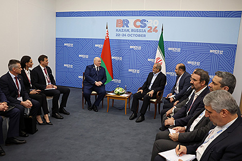 Lukashenko meets with Iranian president in Kazan