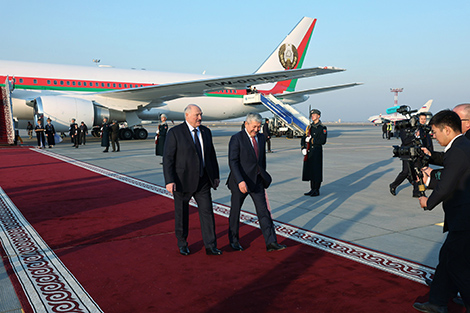 Lukashenko arrives in Bishkek for CSTO summit