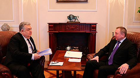 Belarus FM, Azerbaijan ambassador discuss schedule of bilateral visits at highest and high levels
