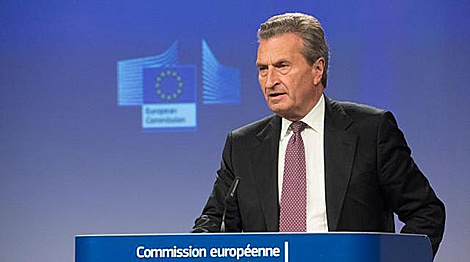 Gunther Oettinger to visit Belarus on 17-18 February