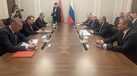 Belarusian FM meets with speaker of Russian State Duma