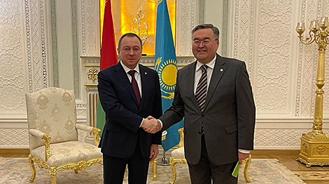 Foreign ministers of Belarus, Kazakhstan meet in Dushanbe