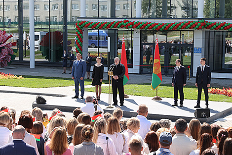 Lukashenko unveils new sports complex in Dzerzhinsk
