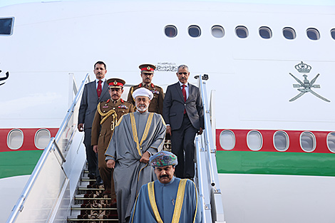 Sultan of Oman arrives in Belarus on official visit Sultan of Oman arrives in Belarus on official visit