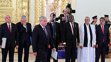 Belarus ambassador presents credentials to Russia president