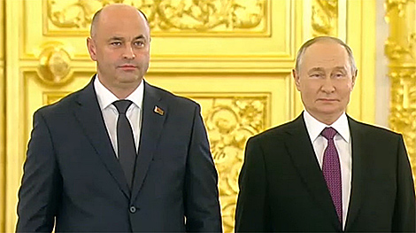 Belarusian ambassador presents credentials to Russian president