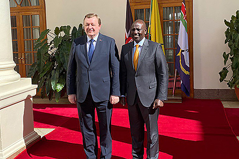 Belarus’ FM meets with Kenya’s president