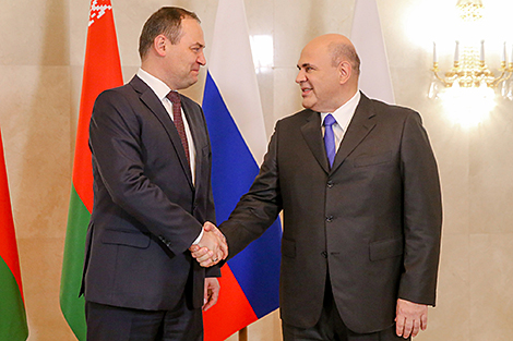 Premiers of Belarus, Russia discuss forthcoming contacts