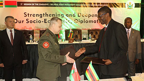 Belarus, Zimbabwe sign military cooperation action plan