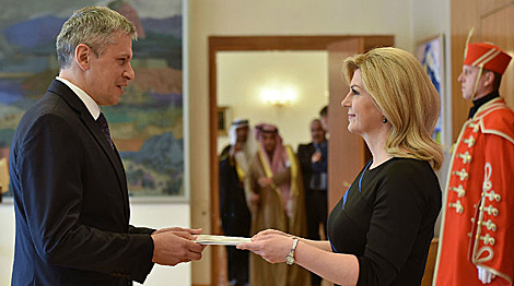 Belarus ambassador presents credentials to Croatian president