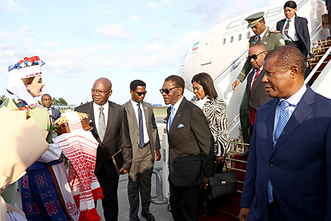 Equatorial Guinea president arrives in Belarus on official visit