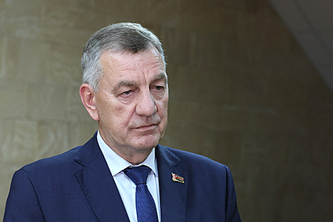 Nazarov comments on progress on important facilities in Shklov District