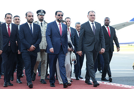 Libyan delegation arrives in Belarus