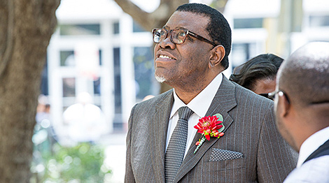 Lukashenko sends birthday greetings to Namibian president