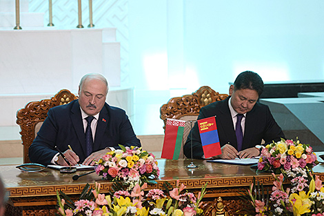 Belarus, Mongolia sign treaty on friendship and cooperation