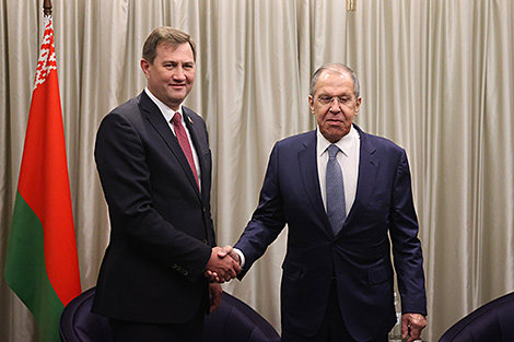 Foreign ministers of Belarus, Russia meet in Astana