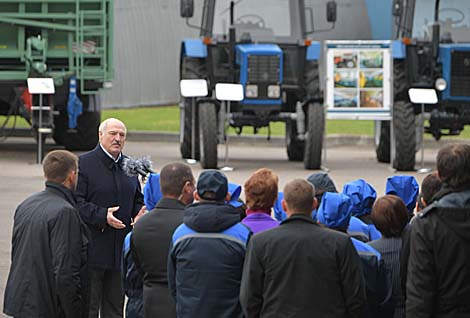 Lukashenko sees good development prospects in Grodno Oblast