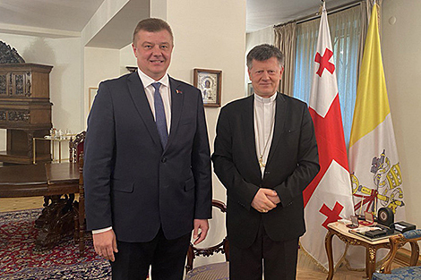 Belarusian ambassador to Georgia meets with Apostolic Nuncio