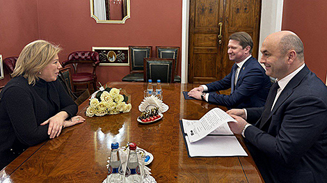 Belarusian ambassador meets with head of Union State media company
