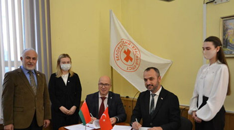 Turkish Red Crescent delegation on visit to Belarus