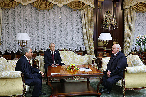 Lukashenko meets with speaker of Russian parliament’s lower chamber in Minsk