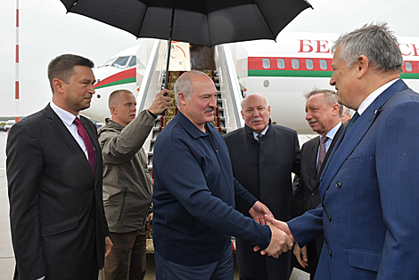 Lukashenko on working visit to Russia