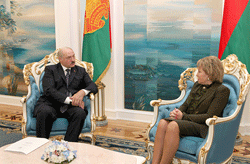 А.Лукашенко рассчитывает на содействие Совета Федерации в развитии отношений Беларуси с российскими регионами