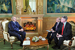 Лукашенко в интервью 