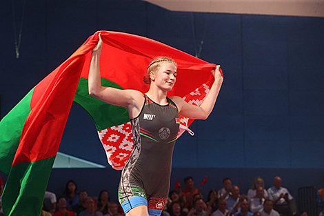 Белоруска Ксения Тереня взяла пятое золото в женской борьбе на II Играх стран СНГ