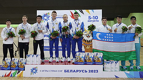 Белорусские стрелки из пистолета выиграли золото в командном турнире на II Играх стран СНГ