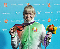 Первая медаль - бронза - появилась в копилке белорусов на Олимпиаде-2012