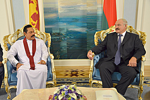 Александр Лукашенко: Беларусь готова к тесному сотрудничеству с Шри-Ланкой