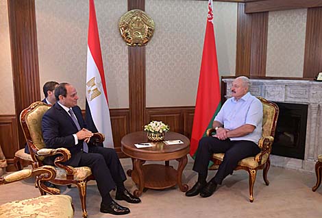 Лукашенко и Абдель Фаттах ас-Сиси подвели итоги официального визита египетского лидера в Беларусь