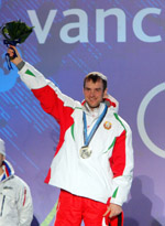 Первые медали белорусов в Ванкувере: Домрачева - бронза, Новиков - серебро