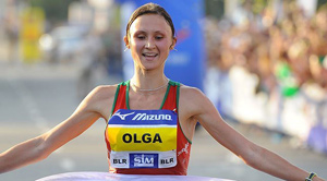 Белорусская бегунья Ольга Мазуренок стала победительницей Минского полумарафона