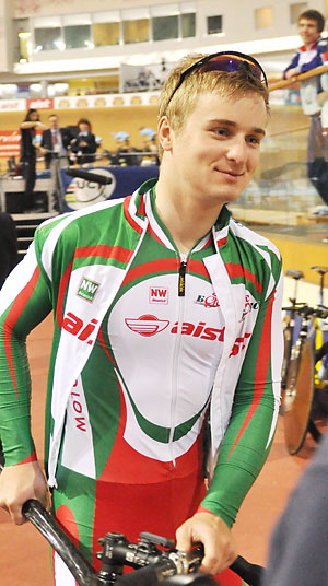 Белорус Антон Музычкин стал чемпионом Европы по велотреку в скрэтче