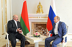 А.Лукашенко и В.Путин обсудили торгово-экономическое сотрудничество и взаимодействие в интеграционных структурах