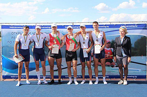 Белорусские гребцы победили на Играх БРИКС в четверке парной