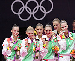 Белорусские грации завоевали олимпийское серебро в групповых упражнениях