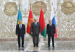 Встреча президентов Беларуси, Казахстана и России началась в Минске