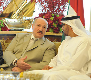 Александр Лукашенко: Беларусь рассчитывает на углубление сотрудничества с ОАЭ в политике и экономике