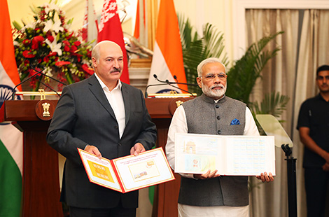 Ряд двусторонних договоренностей достигнут в ходе официального визита Лукашенко в Индию