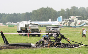 Немецкий пилот разбился на вертолете под Минском
