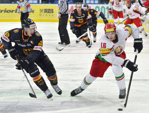 Хоккеисты сборной Беларуси одержали победу над командой Германии в двух домашних поединках Евровызова