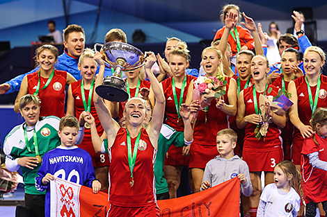 Женская сборная Беларуси выиграла чемпионат Европы по индор-хоккею в Минске