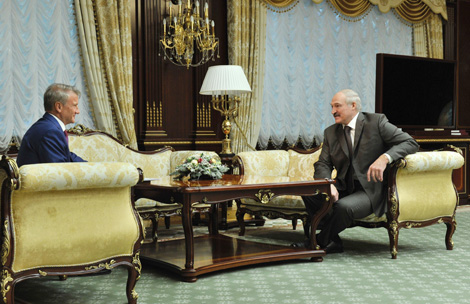Лукашенко и Греф обсудили развитие сотрудничества Беларуси с Группой Сбербанк