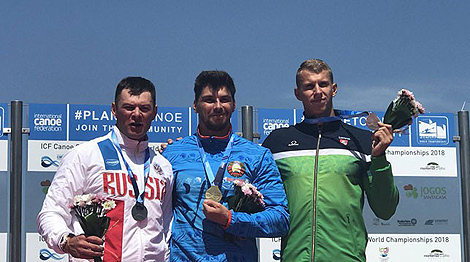 Белорусский каноист Артем Козырь стал трехкратным чемпионом мира